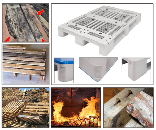 Plastic Pallets, vs. Wooden Pallets